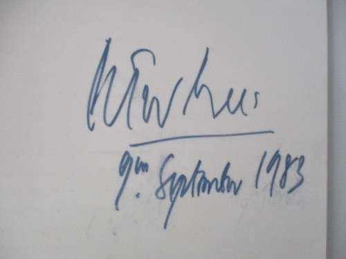 AUTOGRAPHED / SIGNED - RT PETER REES LORD AND LETTER