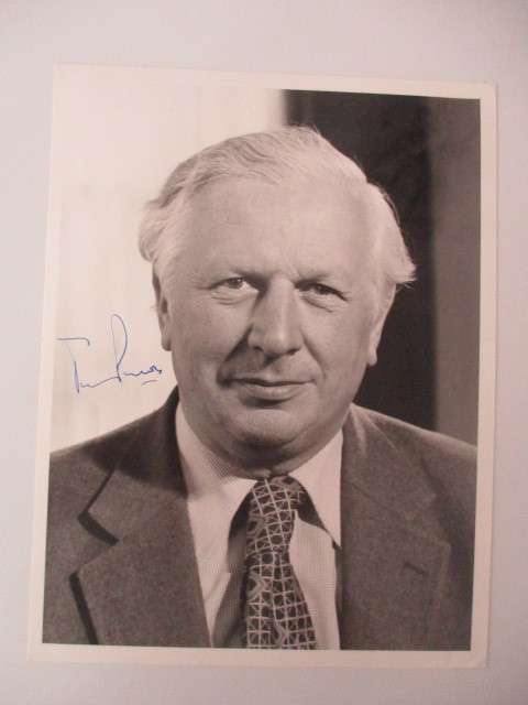 AUTOGRAPHED / SIGNED - JAMES PRIOR - SECRETARY OF STATE NORTHERN IIRELAND