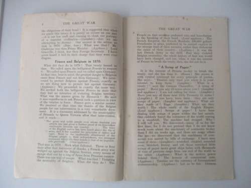 ANTIQUE SPEECH THE GREAT WAR BY DAVID LLOYD GEORGE MP  1914