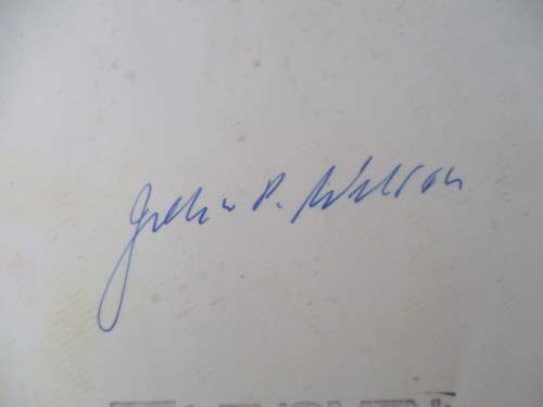 AUTOGRAPHED SIGNED - LORD PETER WALKER HOUSE OF LORDS A4 SIZE