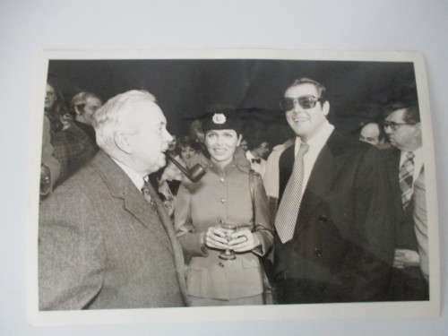 LADY WILSON LETTER  SIR HAROLD WILSON MEETS ROGER MOORE 007 JAMES BOND