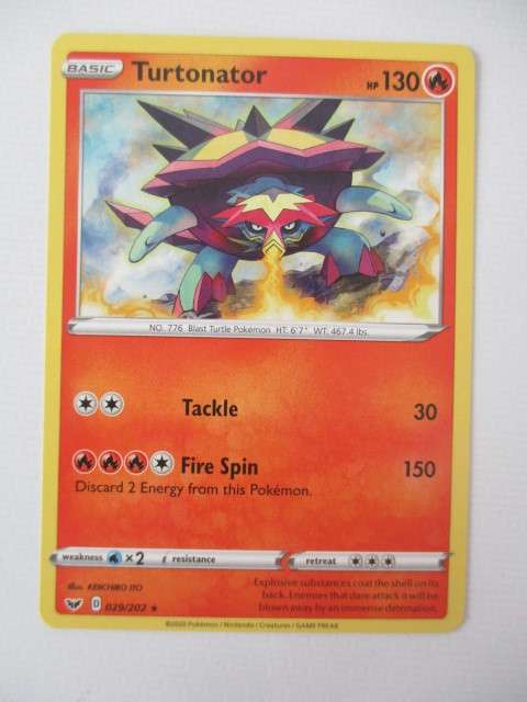 POKEMON  TRADING CARD - TURTONATOR