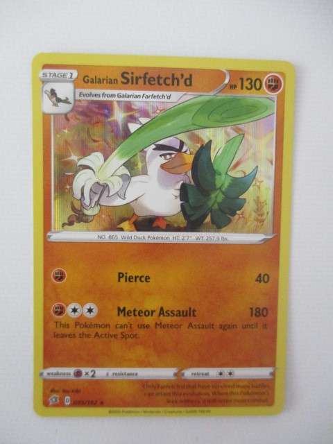 POKEMON - REVERSE HOLO CARD - SIRFETCH`D