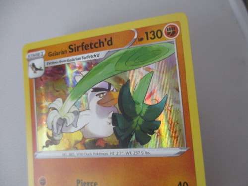 POKEMON - REVERSE HOLO CARD - SIRFETCH`D