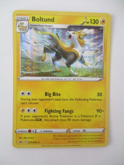 POKEMON - BOLTUND - REVERSE HOLO FOIL CARD