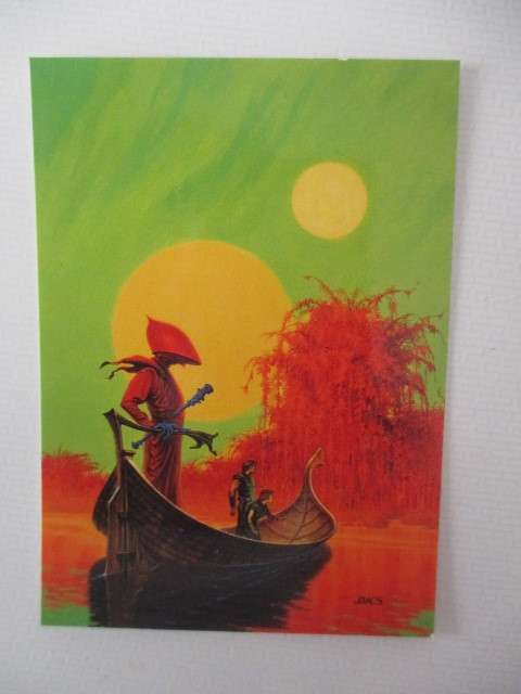 DARRELL K. SWEET FANTASY CARDS -  THE ALIEN FERRY