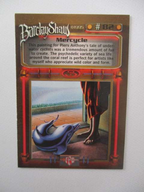 BARCLAY SHAW TRADING CARDS -  MERCYCLE