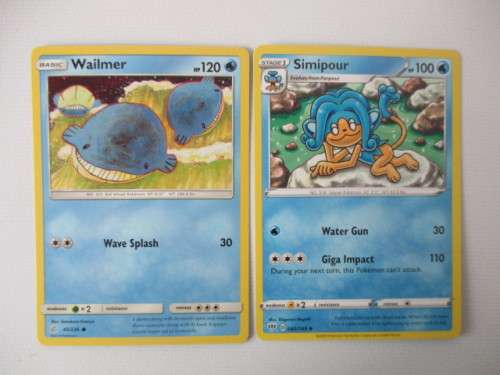 POKEMON - WAILMER  HP 120 / SIMIPOUR