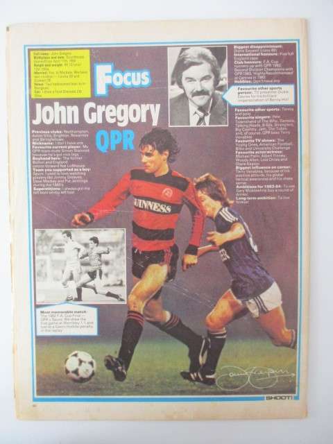 SHOOT MAGAZINE 1984 - SOCCER MAGAZINE