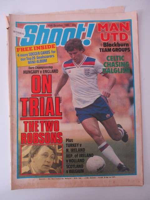 SHOOT MAGAZINE 1983 - SOCCER MAGAZINE