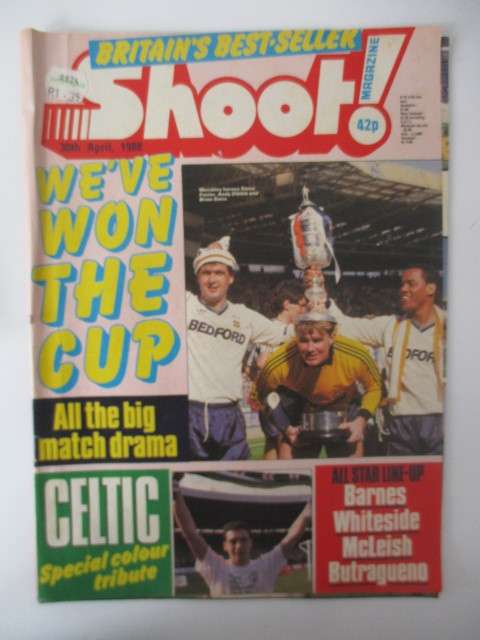 SHOOT MAGAZINE 1988 -  SOCCER MAGAZINE