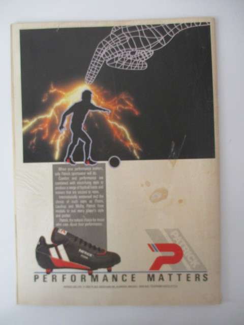 SHOOT MAGAZINE 1987 - SOCCER MAGAZINE