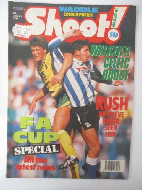 SHOOT MAGAZINE 1990 - SOCCER MAGAZINE