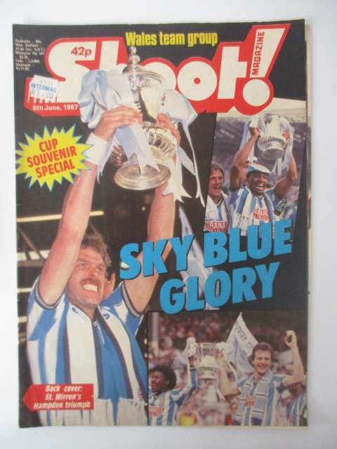 SHOOT MAGAZINE - 1987   -  SOCCER MAGAZINE