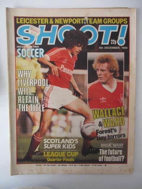 SHOOT MAGAZINE - 1980   -  SOCCER MAGAZINE
