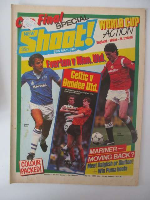 SHOOT MAGAZINE - 1985   -  SOCCER MAGAZINE
