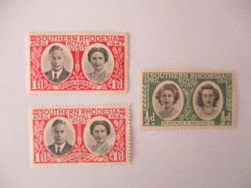 SOUTHERN RHODESIA AND NORTHERN  AND SWAZILAND  MINTSTAMPS