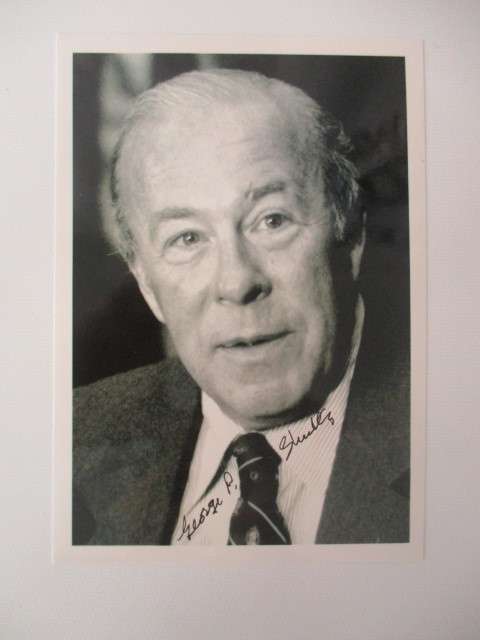 AUTOGRAPHED / SIGNED - GEORGE P. SHULTZ SECRETARY OF STATE