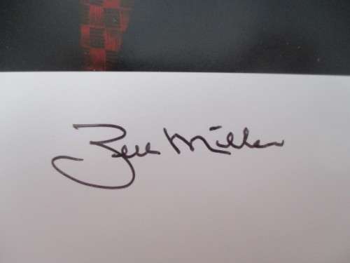 AUTOGRAPHED / SIGNED - ZELL MILLER USA POLITICIAN A4 SIZE