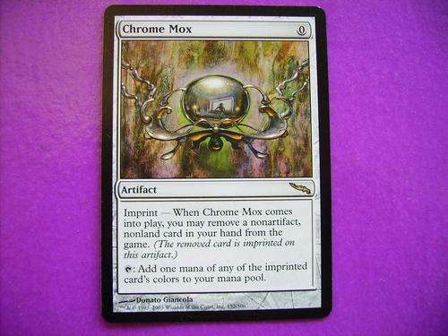 Chrome Mox what a beaut 3 of them bid per card!!!!