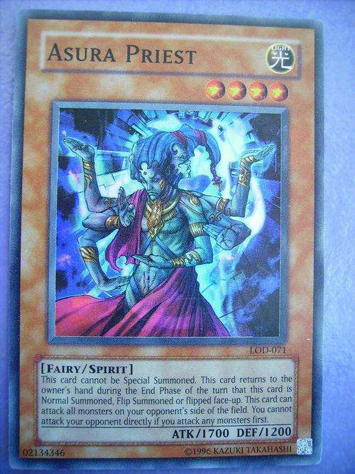 Yu-Gi-Oh Hologram card Asura Priest
