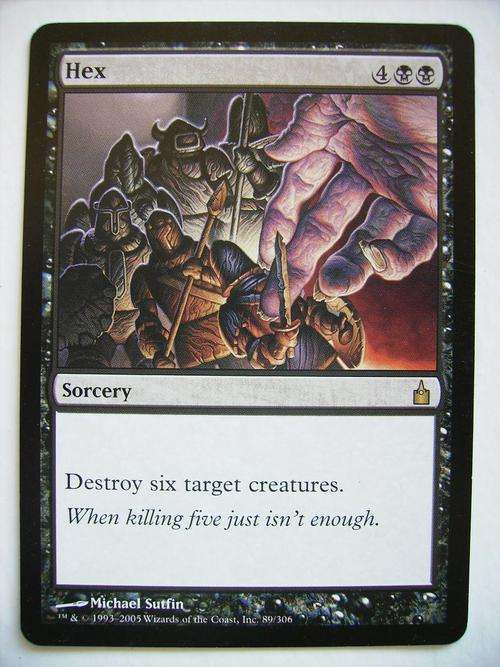 Magic the Gathering Hex Ravinca (Rare)
