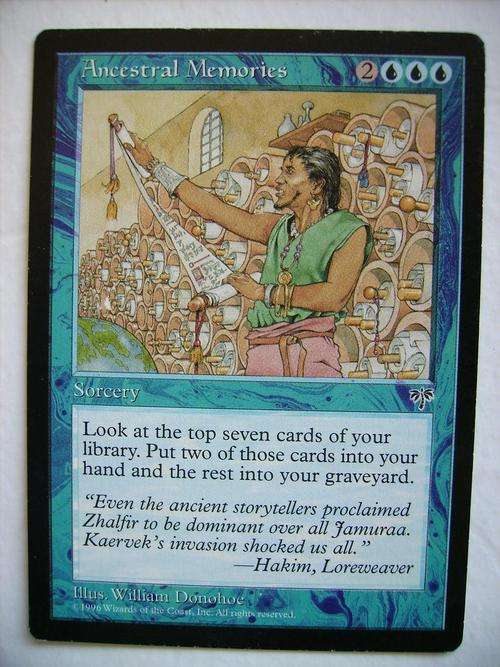 Magic the Gathering Ancestral Memories Mirage (Rare)