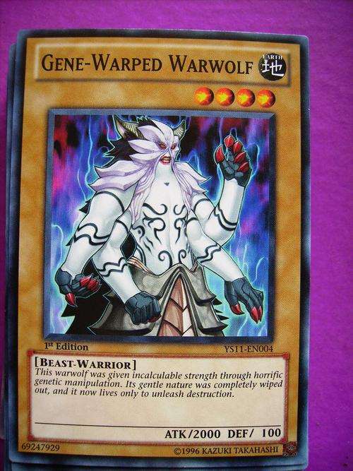 Yu-Gi-Oh Gene-Warped Warwolf
