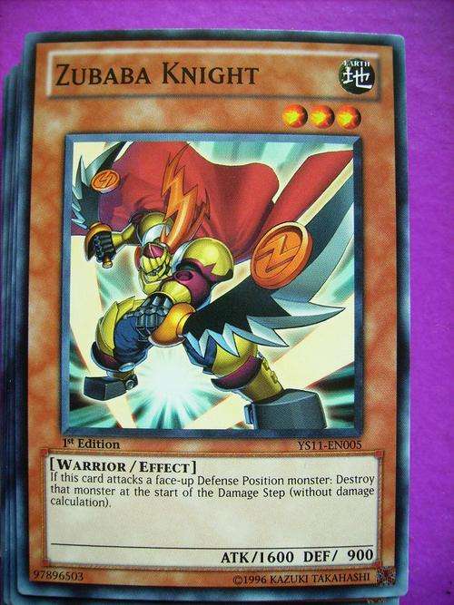 Yu-Gi-Oh Zubaba Knight