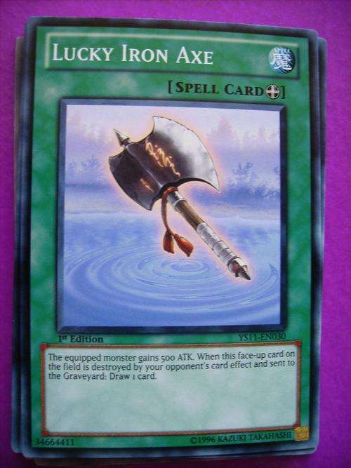 Yu-Gi-Oh Lucky Iron Axe