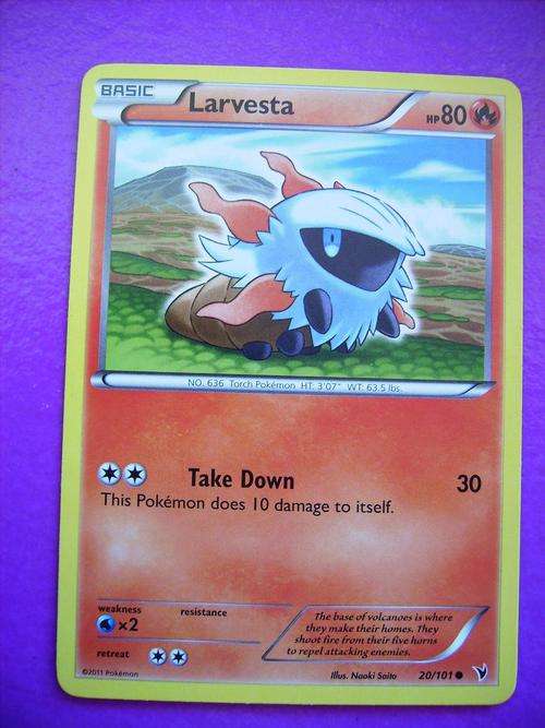 Pokemon Larvesta enquire about postage