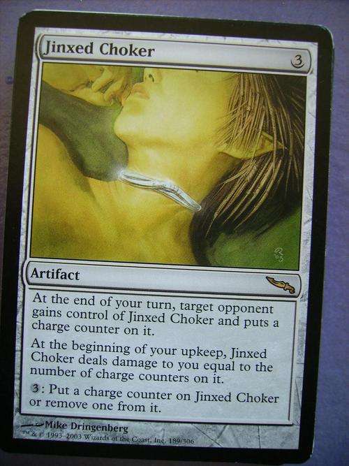 Magic the Gathering Jinxed Choker Mirrodin (Rare)