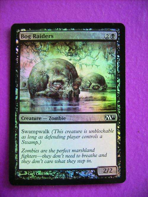 Magic the Gathering Bog Raiders foil M11 (FOIL)
