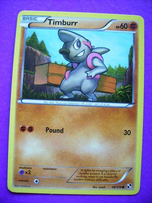 Pokemon Timburr enquire about postage