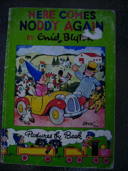 Noddy Here comes Noddy again printed in the UK original book artwork1951