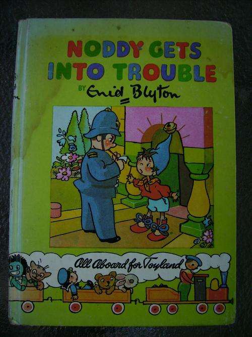 Noddy Noddy gets into trouble original Noddy book no 8 Hard cover