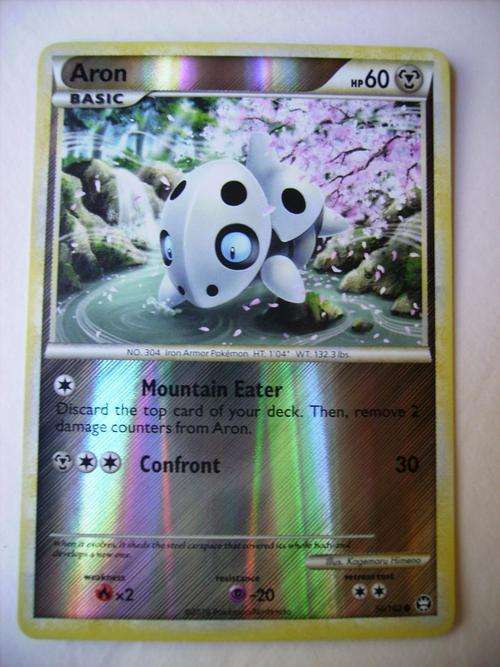 Pokemon Aron Holo Foil enquire about postage