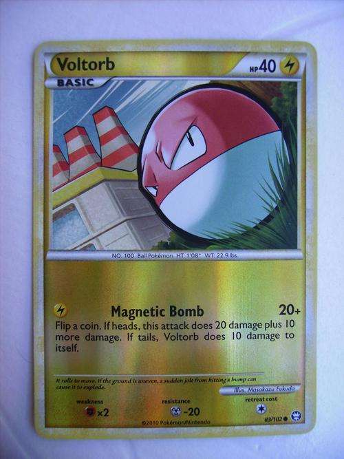 Pokemon Voltorb Holo Foil enquire about postage