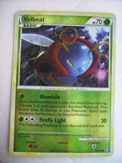 Pokemon Volbeat Holo Foil