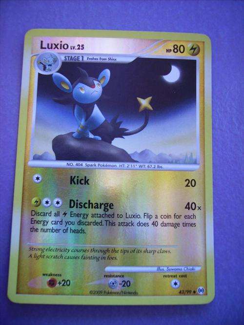 Pokemon Luxio Holo Foil