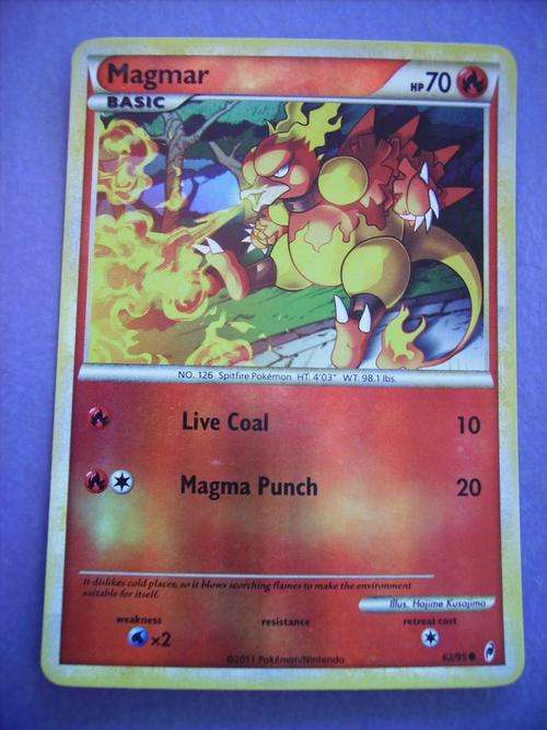 Pokemon Magmar Holo Foil