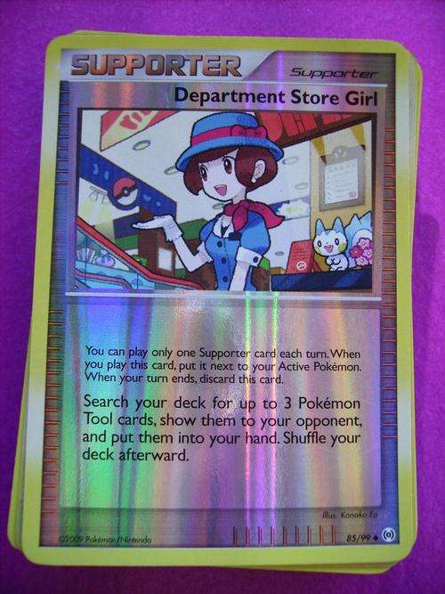 Pokemon Department Store Girl Holo Foil
