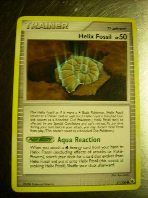 Pokemon Helix Fossil enquire about postage