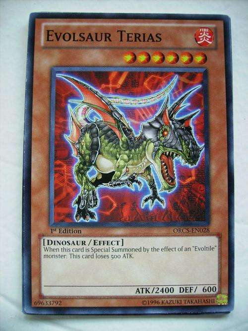Yu-Gi-Oh Evolsaur Terias