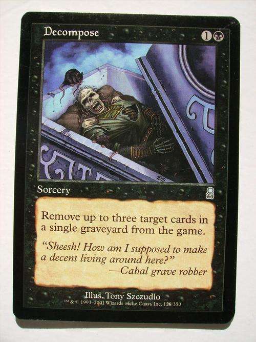 Magic the Gathering Decompose Odssey