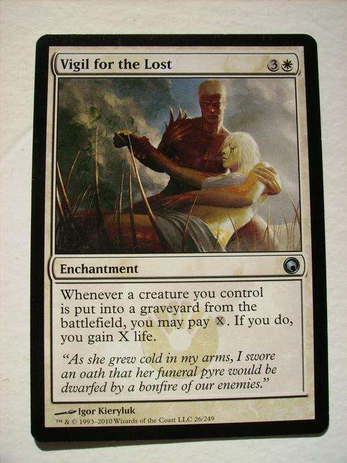 Magic the Gathering Vigil for the Lost Scars of mirrodin (Uncommin)