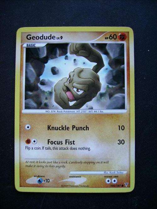Pokemon Geodude enquire postage
