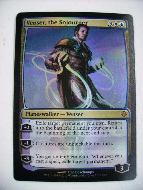 Magic the Gathering Venser, the Sojourner foil Duel Decks Venser vs koth (rare)