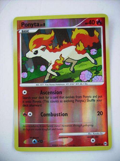 Pokemon Ponyta Holo Foil