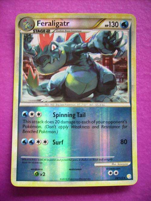 Pokemon Feraligatr Holo Foil